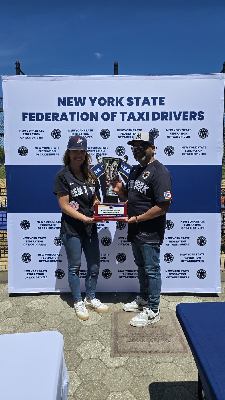 The Fanatics Championship Trophy, presented at Macombs Dam Park